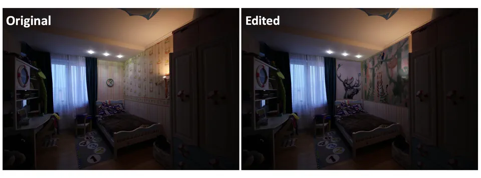 NIID-Net: adapting surface normal knowledge for intrinsic image decomposition in indoor scenes